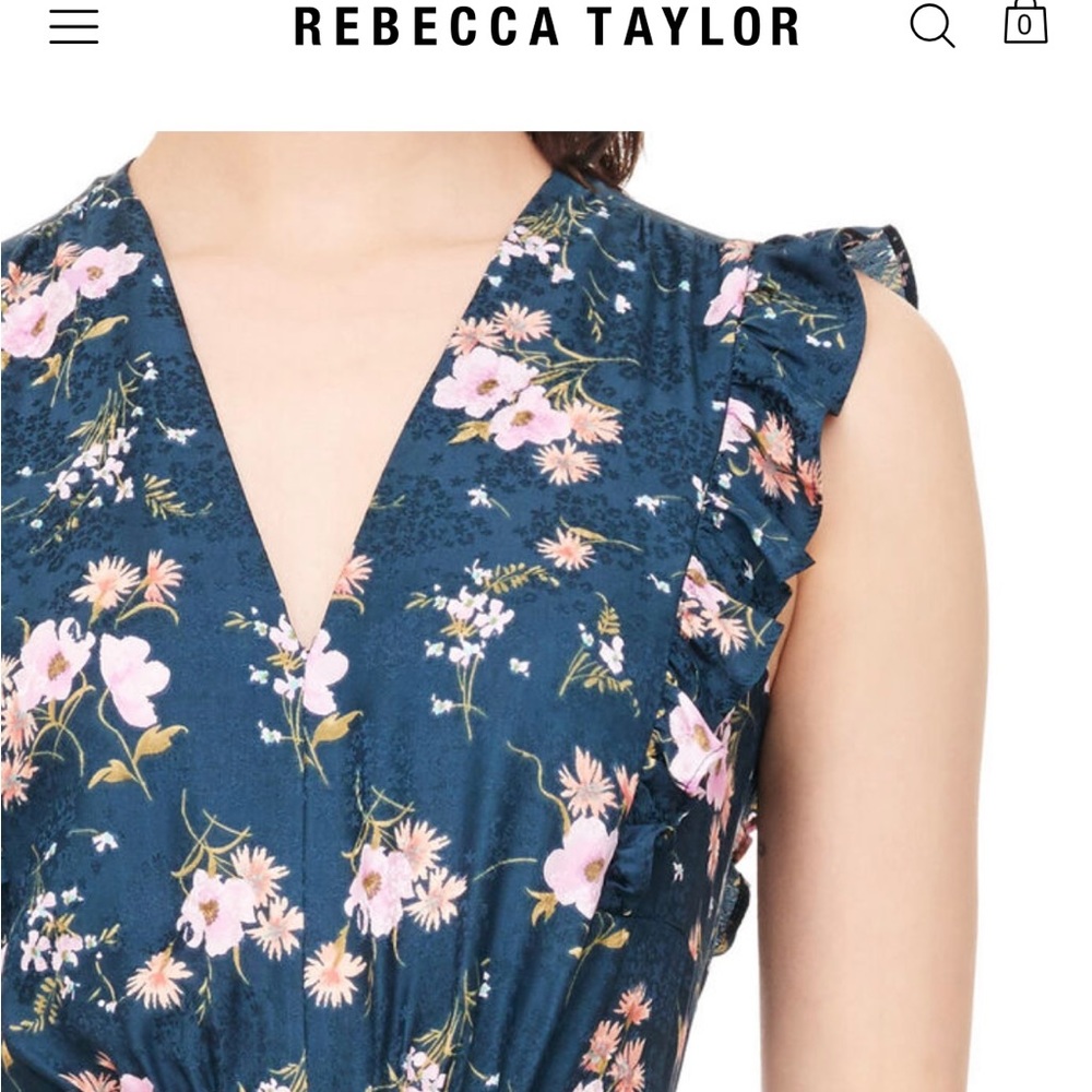100% silk Rebecca Taylor jumpsuit